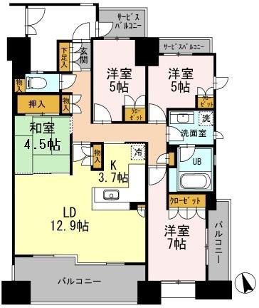  間取り図写真
