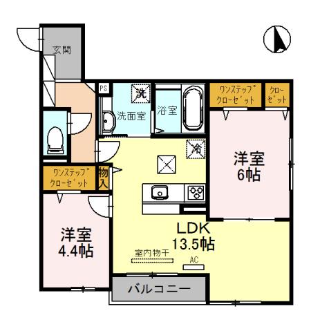 La Luce（105） 間取り図画像