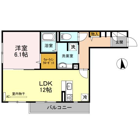 モメント　ブリーシュフル（205） 間取り図画像