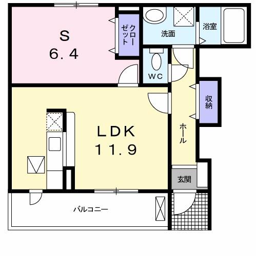 プラシード・カーサ（103） 間取り図画像