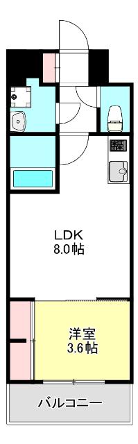 Ａｌｉｖｉｓ緑橋 間取り図画像