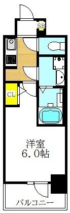 S-RESIDENCE高井田beleta（1003） 間取り図画像
