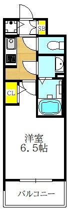 S-RESIDENCE高井田beleta（1104） 間取り図画像