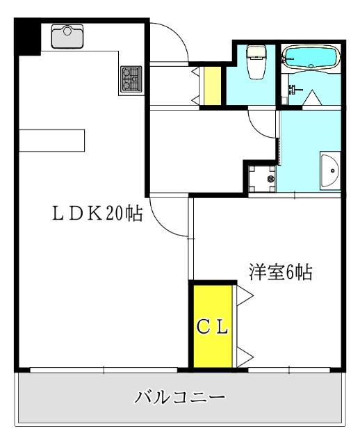 リバージュ伊藤（901） 間取り図画像