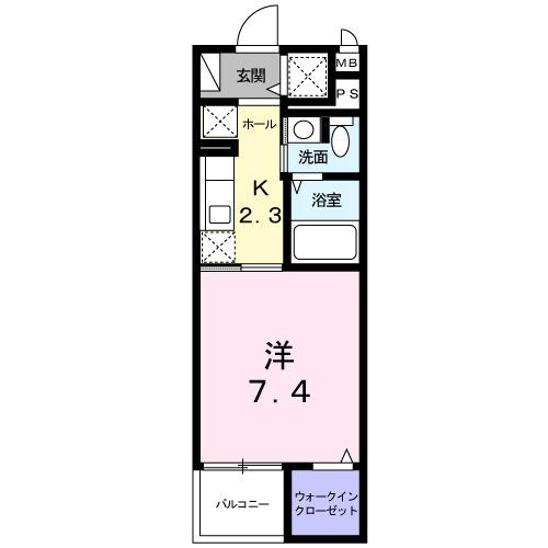 アプリコット野里（305） 間取り図画像