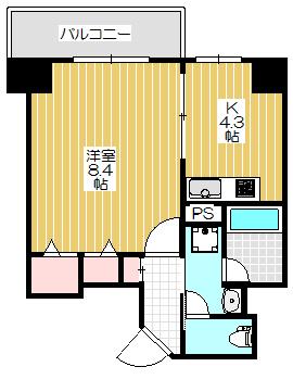 willDo南森町（302） 間取り図画像