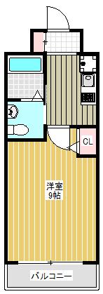 APRILE南森町（603） 間取り図画像