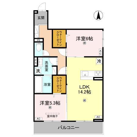 RETORIA阪南町（302） 間取り図画像