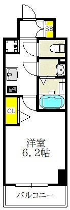 アドバンス大阪メルディア（205） 間取り図画像