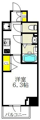アドバンス大阪メルディア（208） 間取り図画像