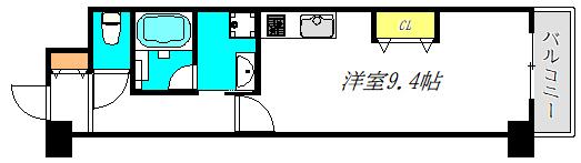 扇町第２マンション 間取り図画像
