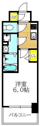 エスリード大阪イーストエッジ 間取り図画像