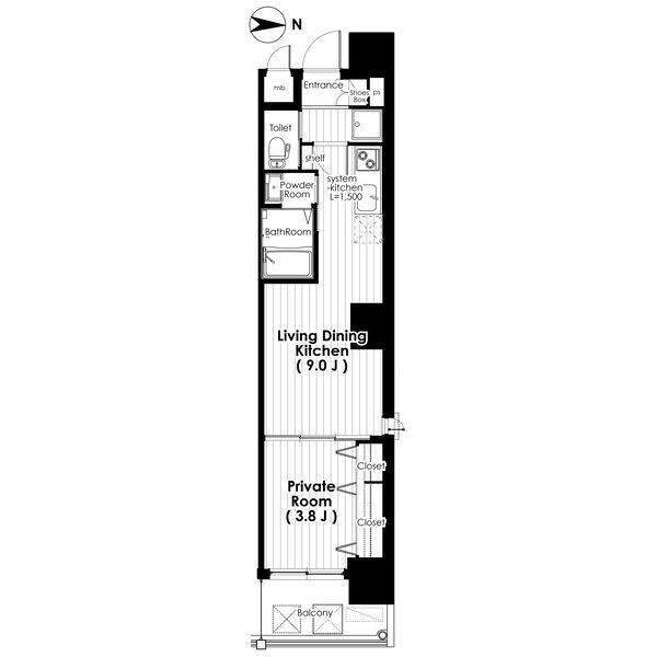SK TRUST BLD（901） 間取り図画像