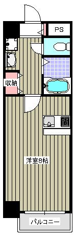 アクアプレイス天満クラシック（201） 間取り図画像