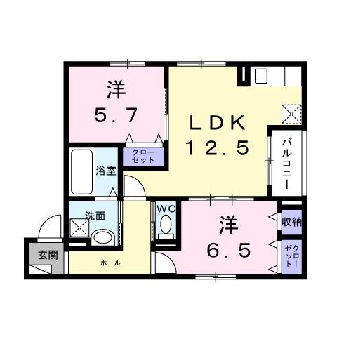 ラ・カーサ　ファミッリア（301） 間取り図画像