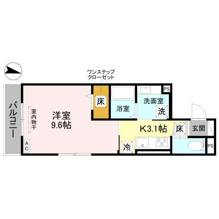 Four Seasons瑞光（103） 間取り図画像