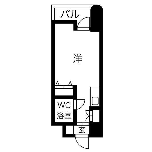 レバンガ天神橋AP（605） 間取り図画像