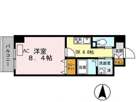 オアシス梅田（0202） 間取り図画像