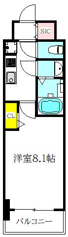 D.Clarest玉造 間取り図画像