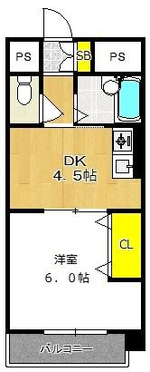 MSR天満東（506） 間取り図画像
