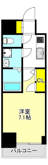 S-RESIDENCE高井田Central 間取り図画像