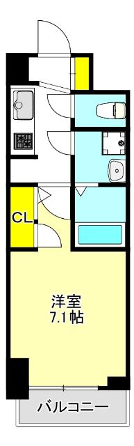 S-RESIDENCE高井田Central 間取り図画像