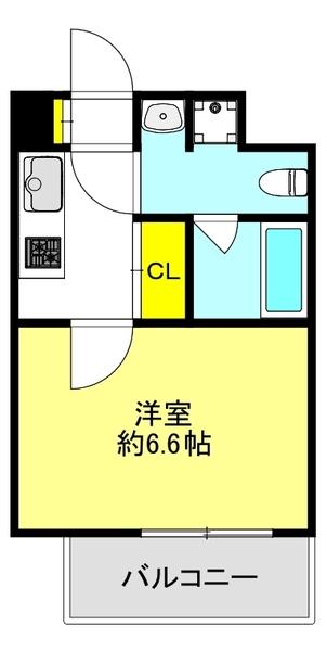 ジアコスモ大阪城南 間取り図画像