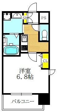 レジュールアッシュ玉造 間取り図画像
