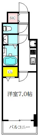 D.Clarest玉造 間取り図画像