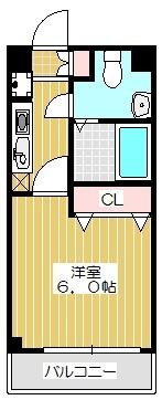 ウインズコート天神橋（602） 間取り図画像