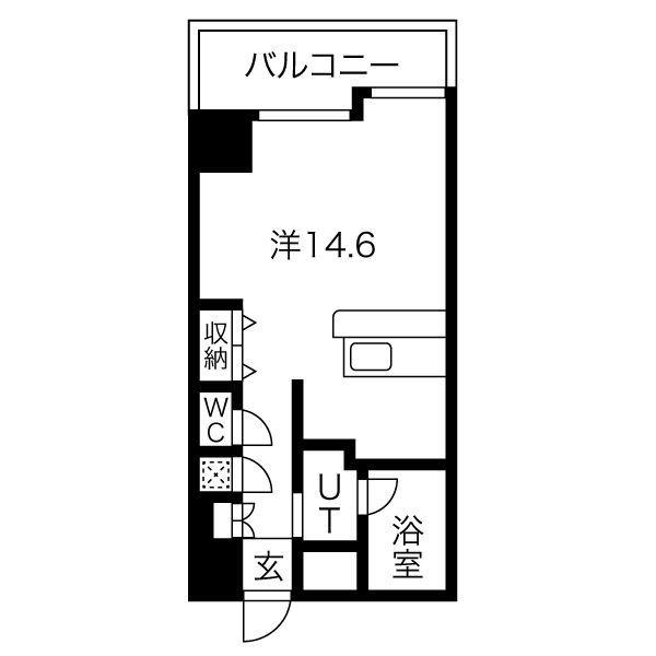 セレニテ梅田北Premium（903） 間取り図画像