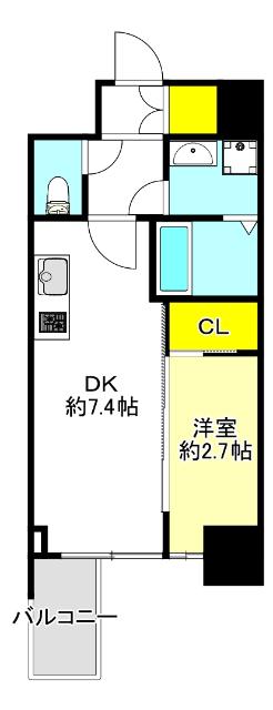セレニテ谷町四丁目アリエ（203） 間取り図画像