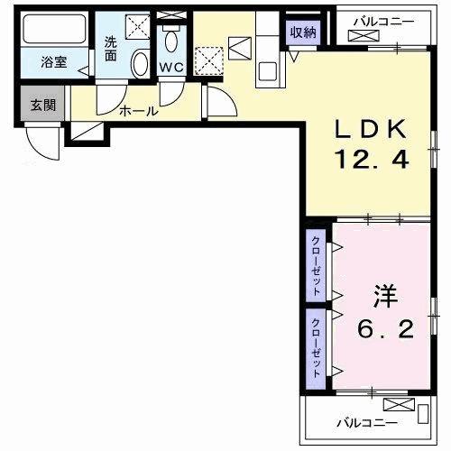 ラフィナート　ナガタ（103） 間取り図画像