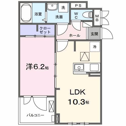 ラフィナート　ナガタ（101） 間取り図画像