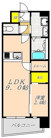 セレニテ天六リアン（1201） 間取り図画像