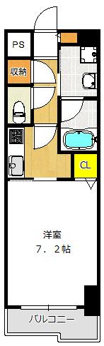ビエラコート天神橋（304） 間取り図画像