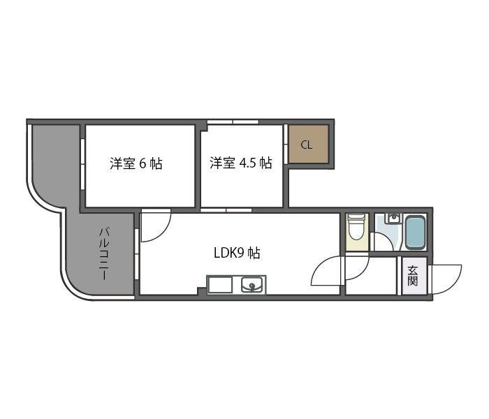 ウエンズ緑橋 間取り図画像