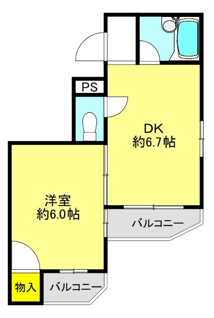 ウエンズ緑橋 間取り図画像