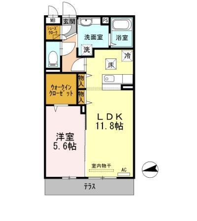 グラン ジュテ（107） 間取り図画像