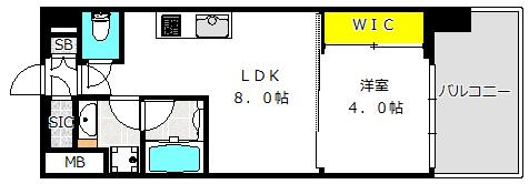 ブエナビスタ梅田ノース 間取り図画像