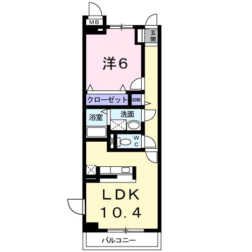 メゾン・ド・リズ（307） 間取り図画像