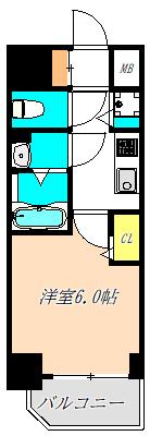 エスリード大阪城クローグ（901） 間取り図画像