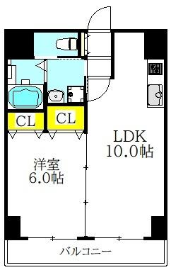 グレイス今里 間取り図画像