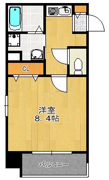 ビガーポリス１０１扇町（205） 間取り図画像