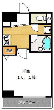 TM南森町 間取り図画像