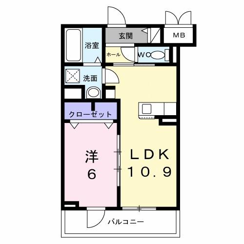 セレーナ　オーヴェスト（305） 間取り図画像