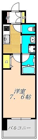 CUORE（405） 間取り図画像