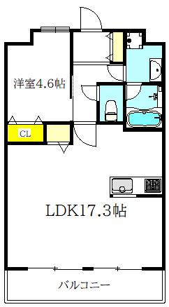 エクシアテラス梅田（702） 間取り図画像
