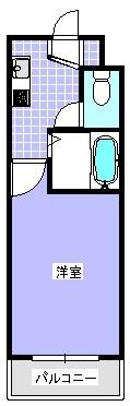 アバンダンス天神橋（601） 間取り図画像