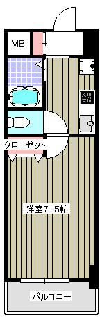 パークヴュー北梅田（903） 間取り図画像